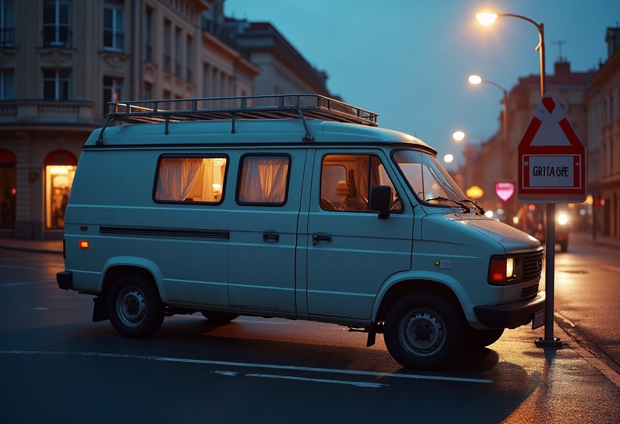 van camping